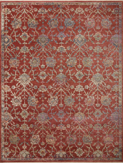 Loloi Rugs Giada Collection Rug in Red, Multi - 10'0" x 14'0"