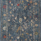Loloi Rugs Giada Collection Rug in Denim, Multi - 7'10" x 7'10"