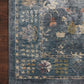 Loloi Rugs Giada Collection Rug in Denim, Multi - 7'10" x 7'10"