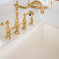 Kingston Brass 30 In. Apron Front Farmhouse Single Bowl Kitchen Sink, Matte White, GKFA301810BC