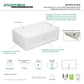 Kingston Brass 30 In. Apron Front Farmhouse Single Bowl Kitchen Sink, Matte White, GKFA301810SQ