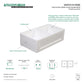 Kingston Brass 36 In. Double Bowl Farmhouse Kitchen Sink, Matte White, GKFA331810SQD
