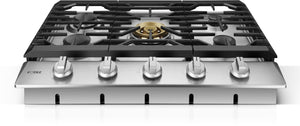 Fotile Package 30 Inch Cooktop and 30 Inch 850 CFM Range Hood in Black, AP-GLS30501-2
