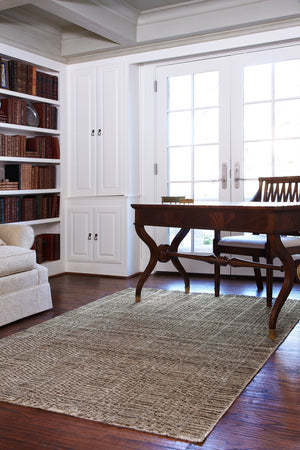Loloi Rugs Hadley Collection Rug in Stone - 7'6" x 9'6"
