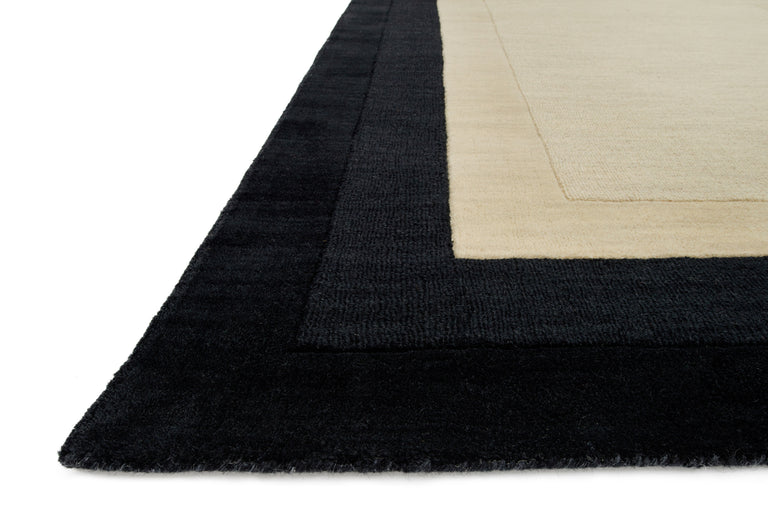 Loloi Rugs Hamilton Collection Rug in Ivory, Charcoal - 9'3" x 13'