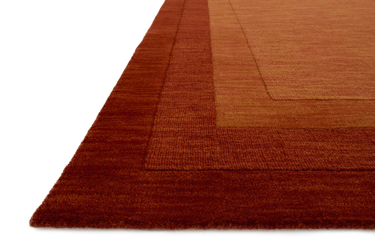 Loloi Rugs Hamilton Collection Rug in Rust - 9'3" x 13'