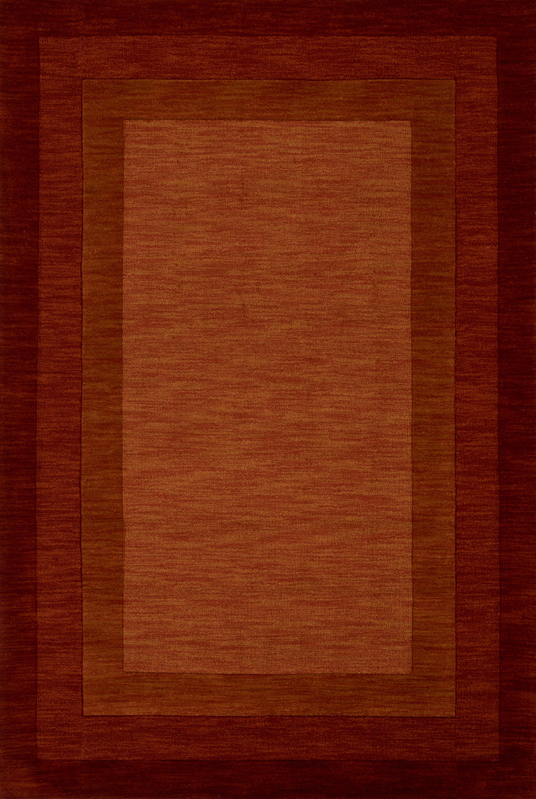 Loloi Rugs Hamilton Collection Rug in Rust - 7'10" x 11'0"