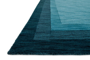 Loloi Rugs Hamilton Collection Rug in Teal - 7'10" x 11'0"