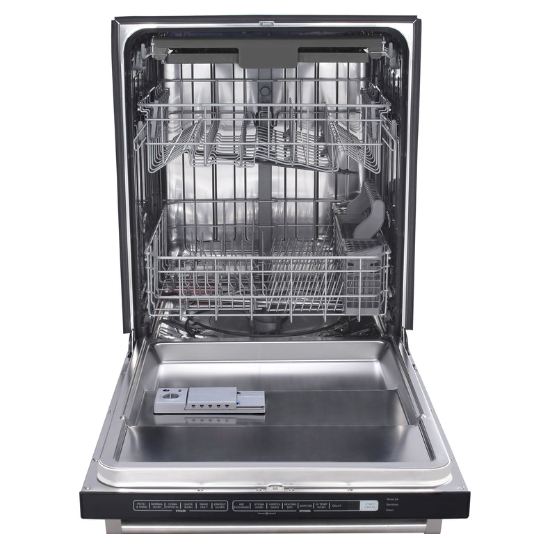 Thor Kitchen Appliance Package - 36 In. Electric Range, Range Hood, Microwave Drawer, Refrigerator, Dishwasher, AP-TRE3601-7