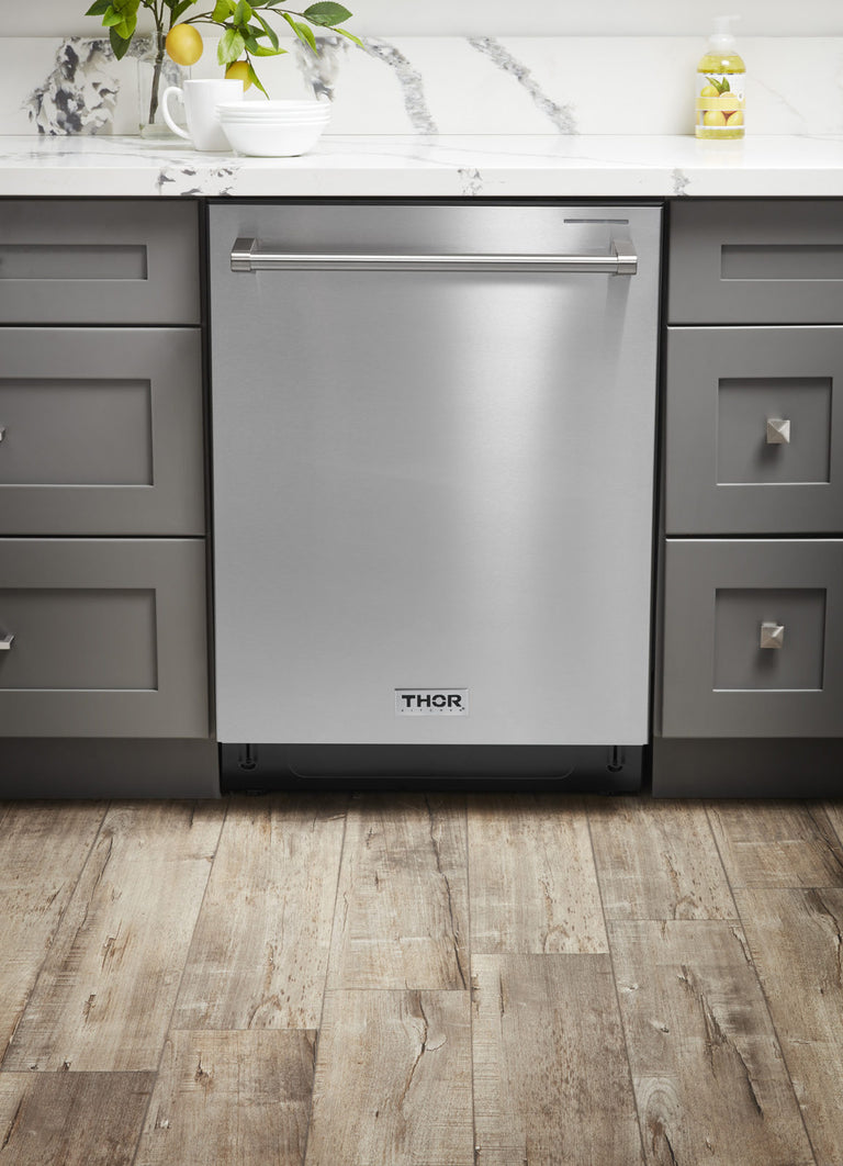 Thor Kitchen Appliance Bundle - 36 in. Liquid Propane Range, Refrigerator, Dishwasher, AB-LRG3601ULP-2