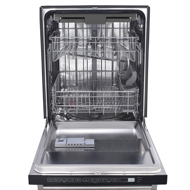 Thor Kitchen Appliance Package - 36 In. Gas Range, Range Hood, Refrigerator, Dishwasher, AP-TRG3601-W-2