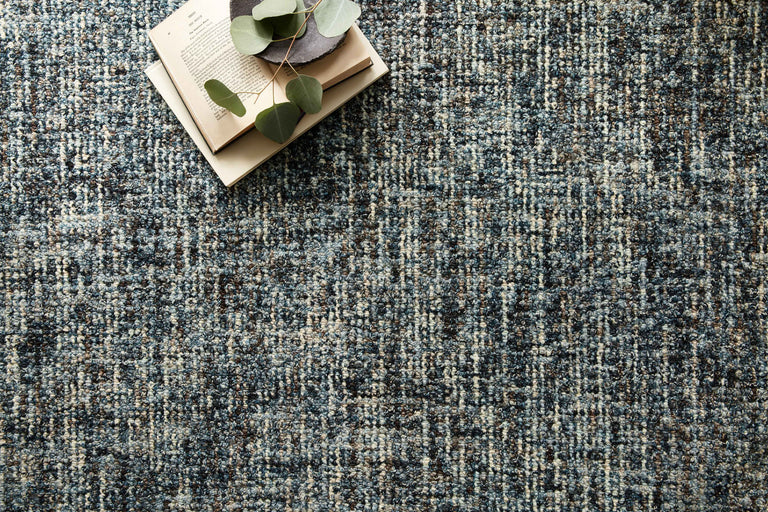 Loloi Rugs Harlow Collection Rug in Denim, Charcoal - 12'0" x 15'0"
