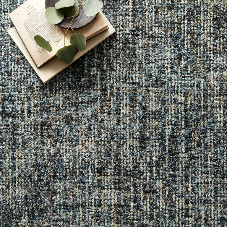 Loloi Rugs Harlow Collection Rug in Denim, Charcoal - 8'6" x 12'
