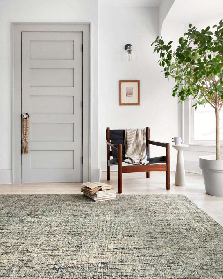 Loloi Rugs Harlow Collection Rug in Ocean, Sand - 9'3" x 13'