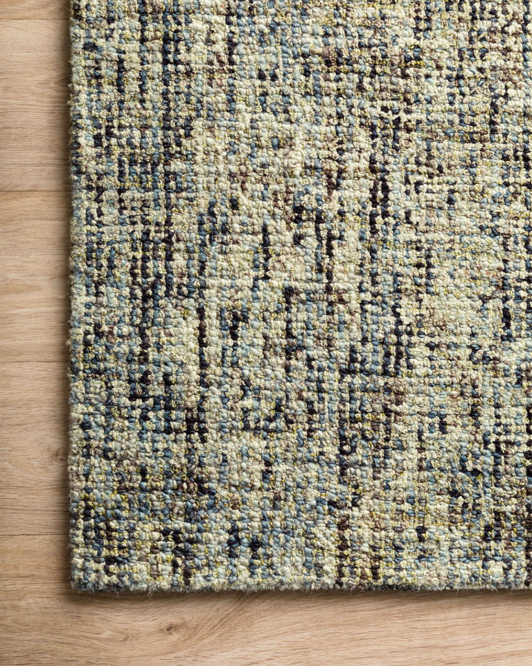 Loloi Rugs Harlow Collection Rug in Olive, Denim - 9'3" x 13'