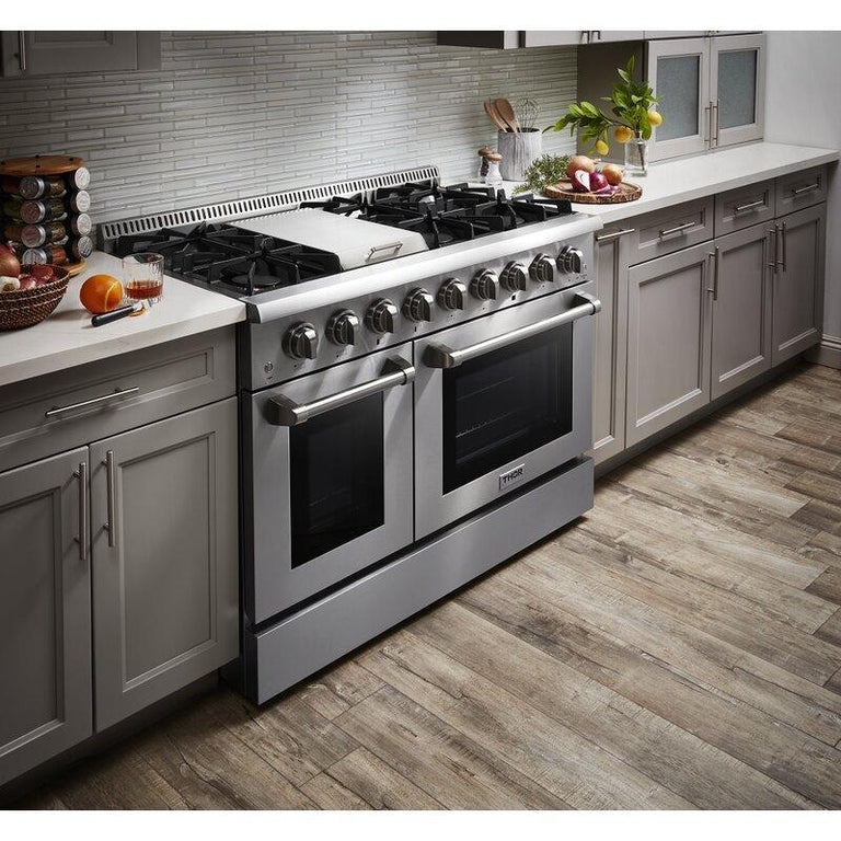 Thor Kitchen Package - 48" Dual Fuel Range, Refrigerator, Dishwasher, AP-HRD4803U-2