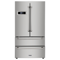 Thor Kitchen 36 inch Counter Depth Refrigerator Stainless Steel, HRF36 ...