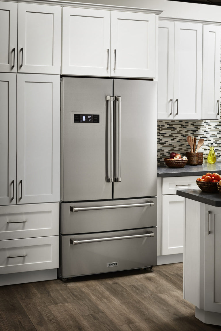 Thor Kitchen 36" Gas Range, Refrigerator & Dishwasher Package, AP-HRG3618U-2