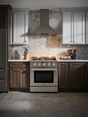 Thor Kitchen 30 in. Wall Mount LED Light Range Hood in Stainless Steel, HRH3007 | Premium Home Source