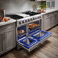 Thor Kitchen 48 in. 6.7 cu. ft. Professional Natural Gas Range in Stainless Steel, HRG4808U | Premium Home Source