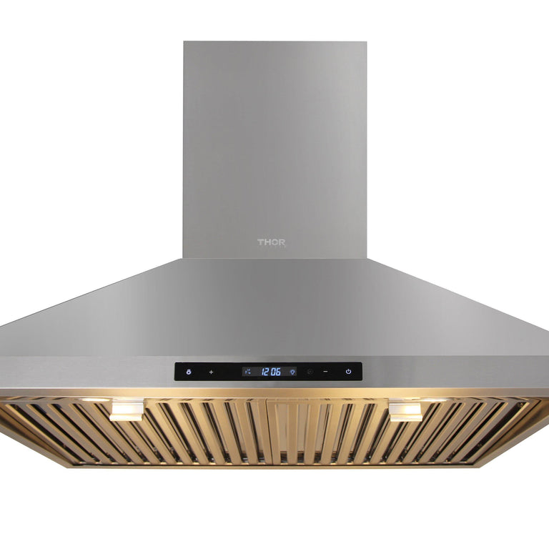 Thor Kitchen Appliance Package - 36 In. Natural Gas Range, Range Hood, AP-TRG3601