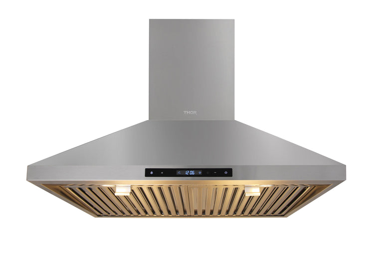 Thor Kitchen Appliance Bundle - 30 in. Natural Gas Range, Range Hood, Refrigerator, Dishwasher, AB-LRG3001U-3