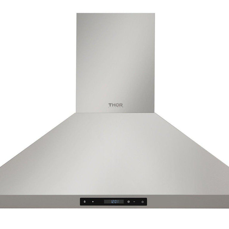 Thor Kitchen Appliance Package - 36 in. Propane Gas Range, Range Hood, Refrigerator, Dishwasher & Wine Cooler, AP-HRG3618ULP-4