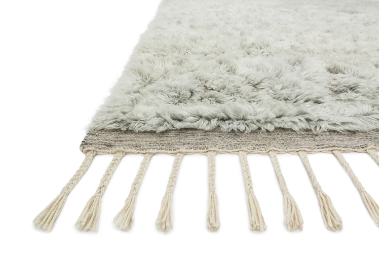 Loloi Rugs Hygge Collection Rug in Grey, Mist - 5'6" x 8'6"