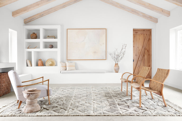 Loloi Rugs Hygge Collection Rug in Smoke, Taupe - 7'9" x 9'9"