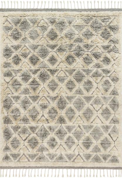 Loloi Rugs Hygge Collection Rug in Smoke, Taupe - 9'6" x 13'6"