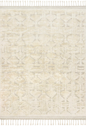 Loloi Rugs Hygge Collection Rug in Oatmeal, Ivory - 9'6" x 13'6"
