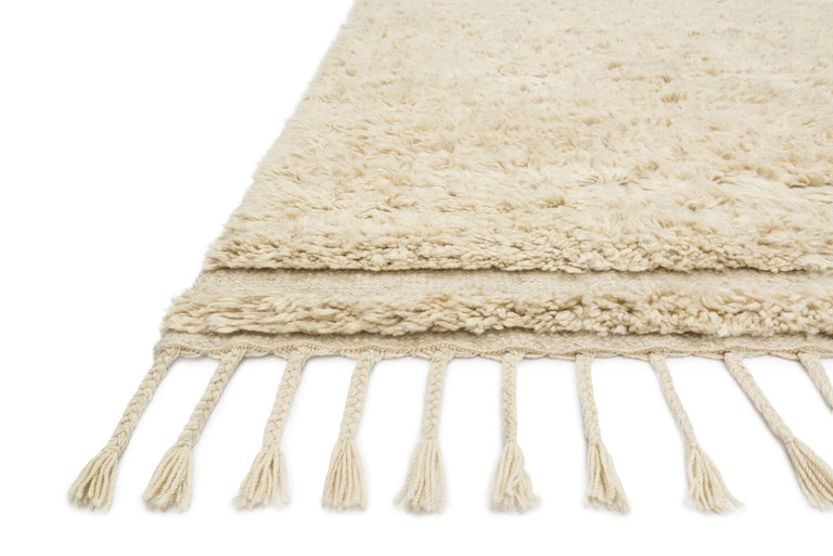 Loloi Rugs Hygge Collection Rug in Oatmeal, Sand - 7'9" x 9'9"