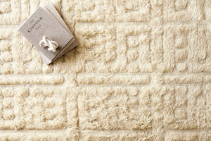 Loloi Rugs Hygge Collection Rug in Oatmeal, Sand - 9'6" x 13'6"