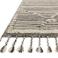 Loloi Rugs Iman Collection Rug in Ivory, Charcoal - 9'6" x 13'6"
