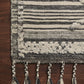 Loloi Rugs Iman Collection Rug in Ivory, Charcoal - 9'6" x 13'6"