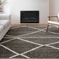 Loloi Rugs Iman Collection Rug in Beige, Charcoal - 8'6" x 11'6"