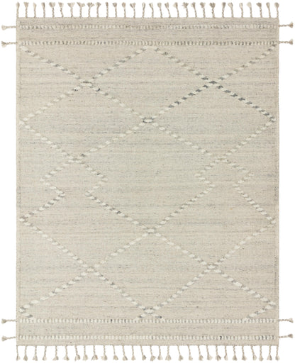 Loloi Rugs Iman Collection Rug in Ivory, Lt. Grey - 8'6" x 11'6"