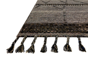 Loloi Rugs Iman Collection Rug in Grey, Multi - 5'6" x 8'6"