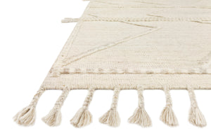 Loloi Rugs Iman Collection Rug in Beige, Ivory - 5'6" x 8'6"