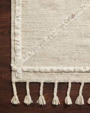 Loloi Rugs Iman Collection Rug in Beige, Ivory - 5'6" x 8'6"