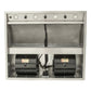 Blaze 42 in. Stainless Steel Outdoor Vent Hood with 2,000 CFM, BLZ-42-VHOOD