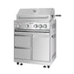 THOR Kitchen 32 in. Built-In Liquid Propane Grill, MK04SS304