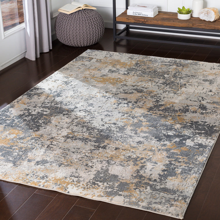 Surya Aisha Modern Rug - 3 x 5 feet, Charcoal, AIS2303-275