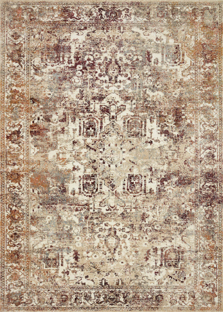 Loloi Rugs Jasmine Collection Rug in Ivory, Multi - 11'6" x 15'