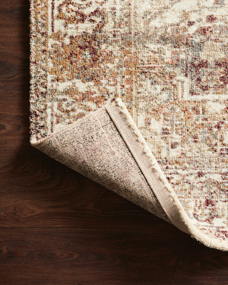 Loloi Rugs Jasmine Collection Rug in Ivory, Multi - 7'10" x 10'10"