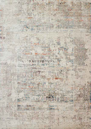 Loloi Rugs Javari Collection Rug in Ivory, Granite - 9'6" x 12'6"