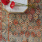 Loloi Rugs Javari Collection Rug in Slate, Berry - 6'7" x 9'4"