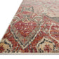 Loloi Rugs Javari Collection Rug in Berry, Ivory - 9'6" x 12'6"