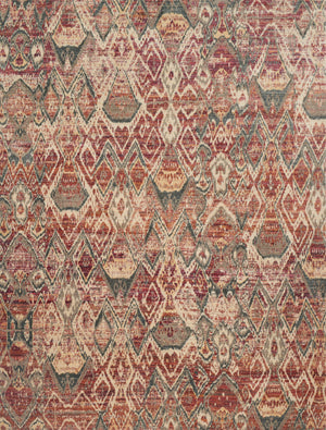 Loloi Rugs Javari Collection Rug in Berry, Ivory - 9'6" x 12'6"