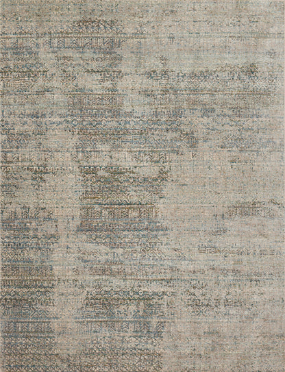 Loloi Rugs Javari Collection Rug in Ivory, Sea - 12'0" x 15'0"